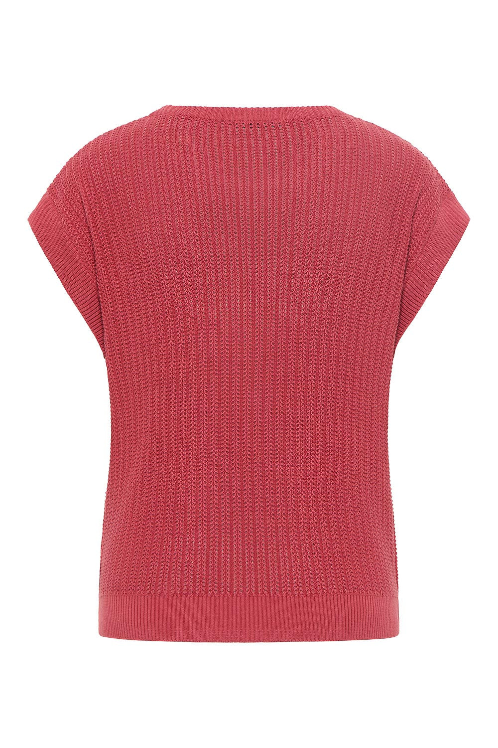 SALE: Strick-Shirt in Mineral Red von Tranquillo