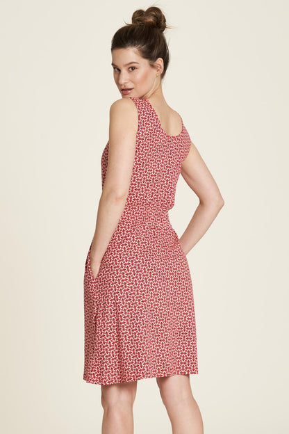 SALE: Tailliertes Sommerkleid mit Wellenmuster von Tranquillo