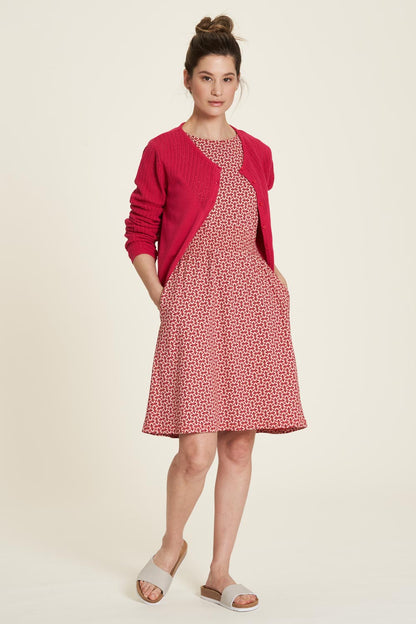 SALE: Tailliertes Sommerkleid mit Wellenmuster von Tranquillo