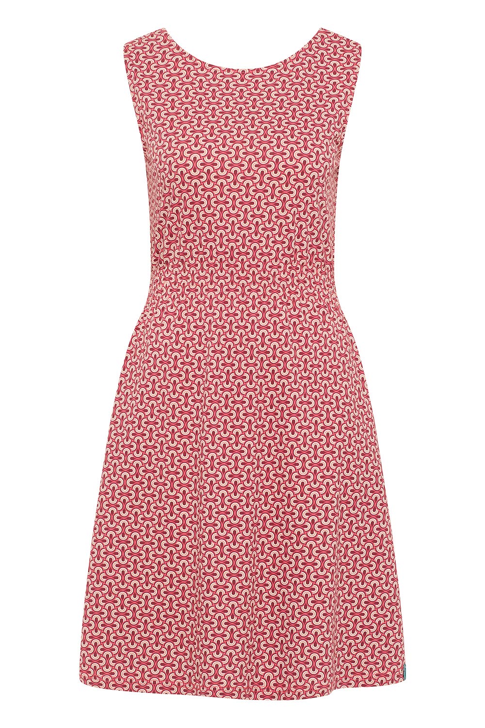 SALE: Tailliertes Sommerkleid mit Wellenmuster von Tranquillo