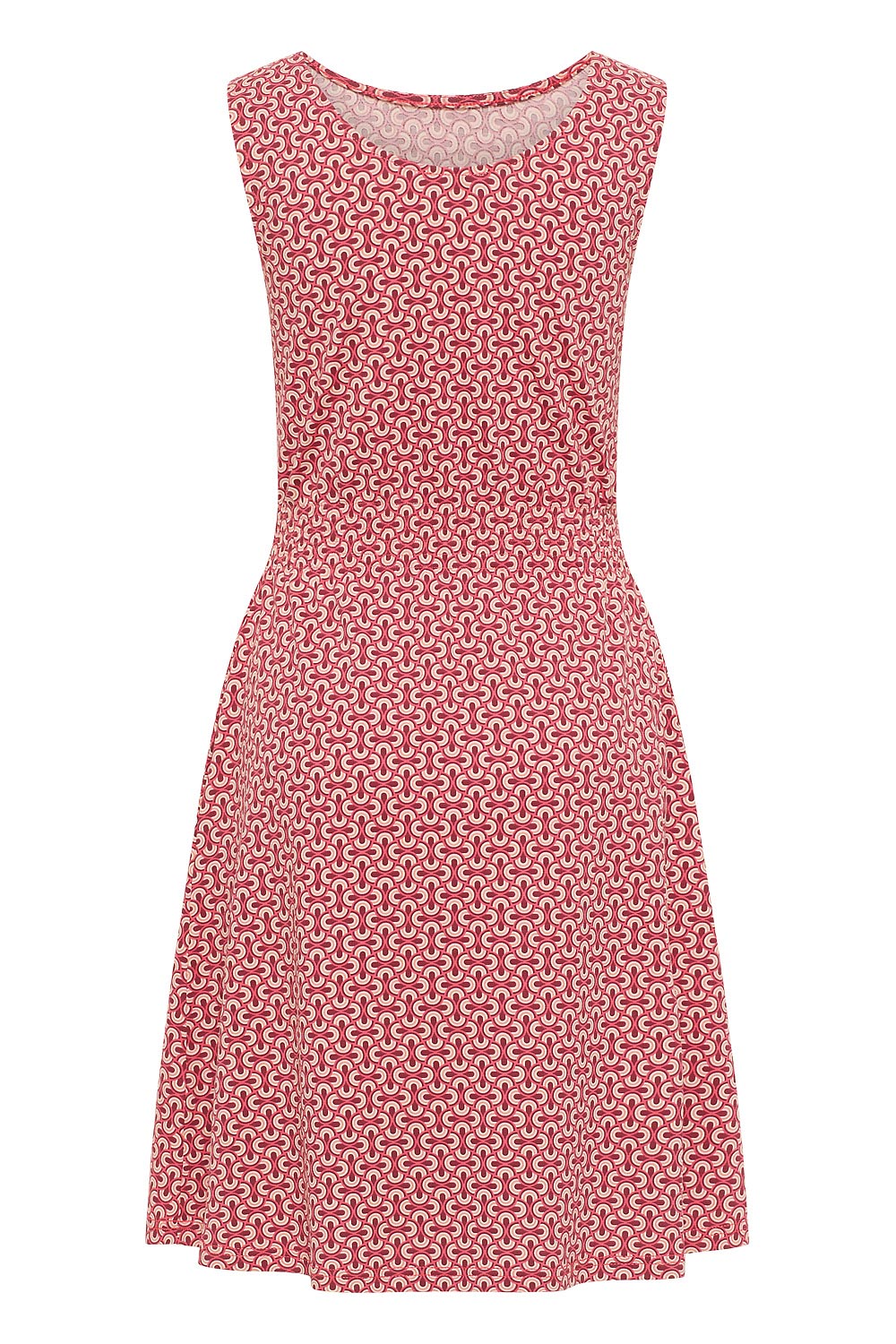 SALE: Tailliertes Sommerkleid mit Wellenmuster von Tranquillo