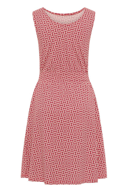 SALE: Tailliertes Sommerkleid mit Wellenmuster von Tranquillo