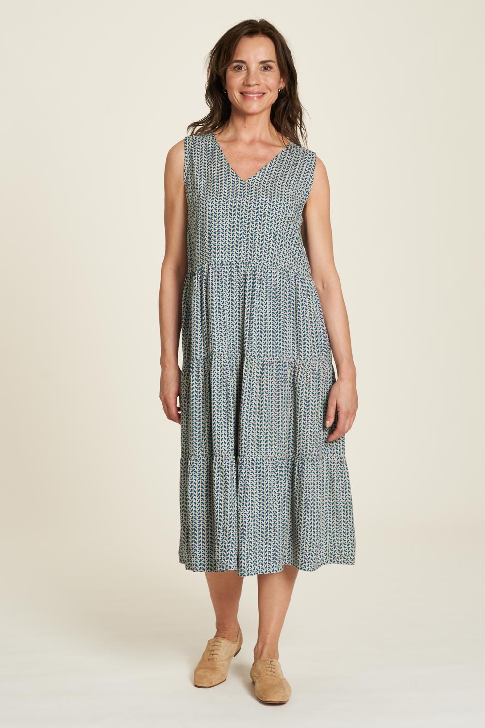 SALE: Leichtes Sommerkleid Cubes von Tranquillo