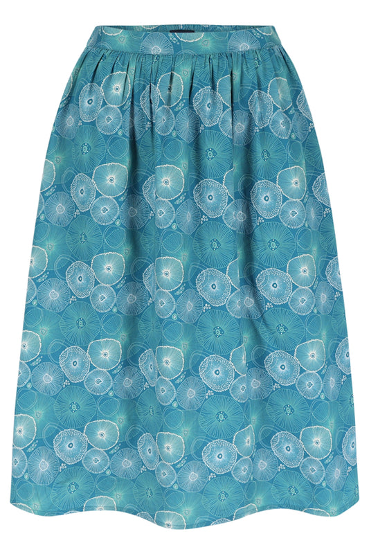 SALE: Satin-Jupe mit Quallenmuster von Lily Balou