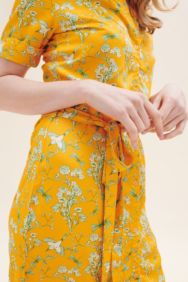 SALE: -50% Kleid mit Kirschblüten von Lily Balou