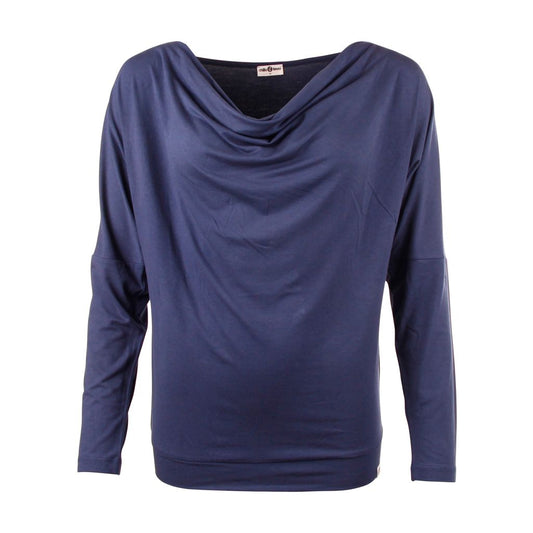 Wasserfall-Shirt in Dress Blue von Chills&Fever