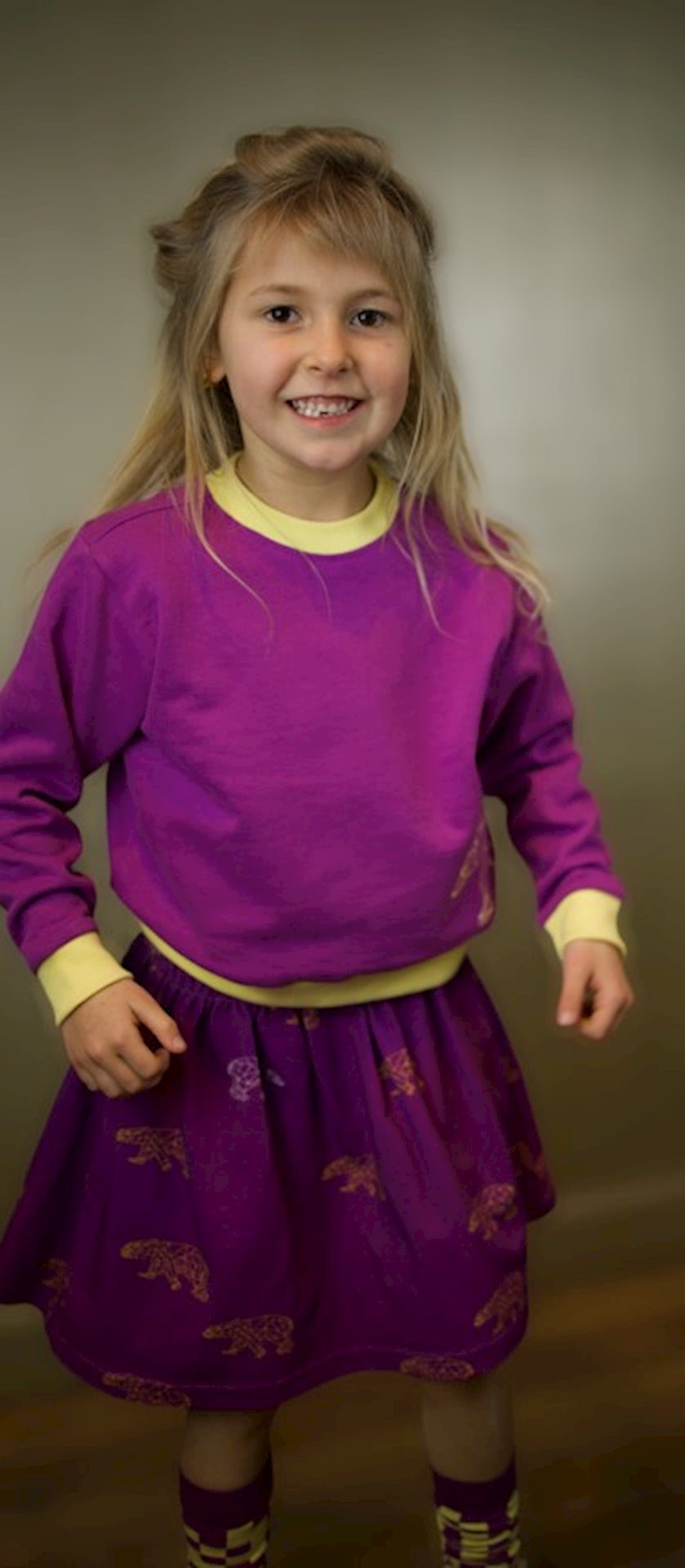 SALE: Pulli Violet mit Eisbär von Lily Balou