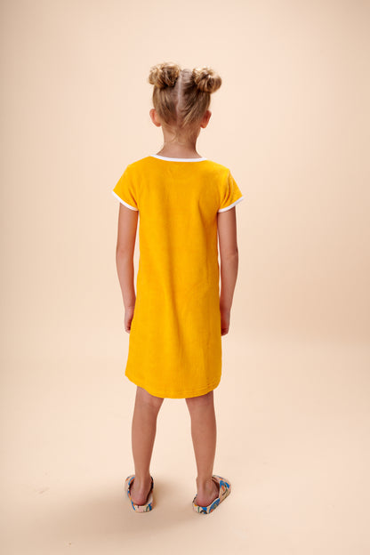 SALE: Frottée-Kleid in Jadegrün von Lily Balou