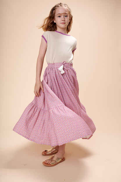 SALE: Langer Jupe mit Blumenmuster von Lily Balou