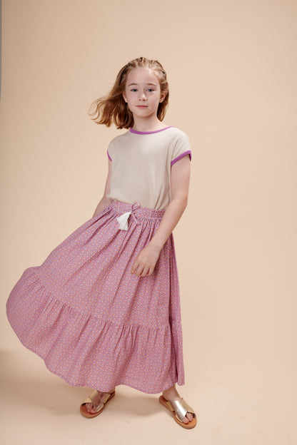 SALE: Langer Jupe mit Blumenmuster von Lily Balou